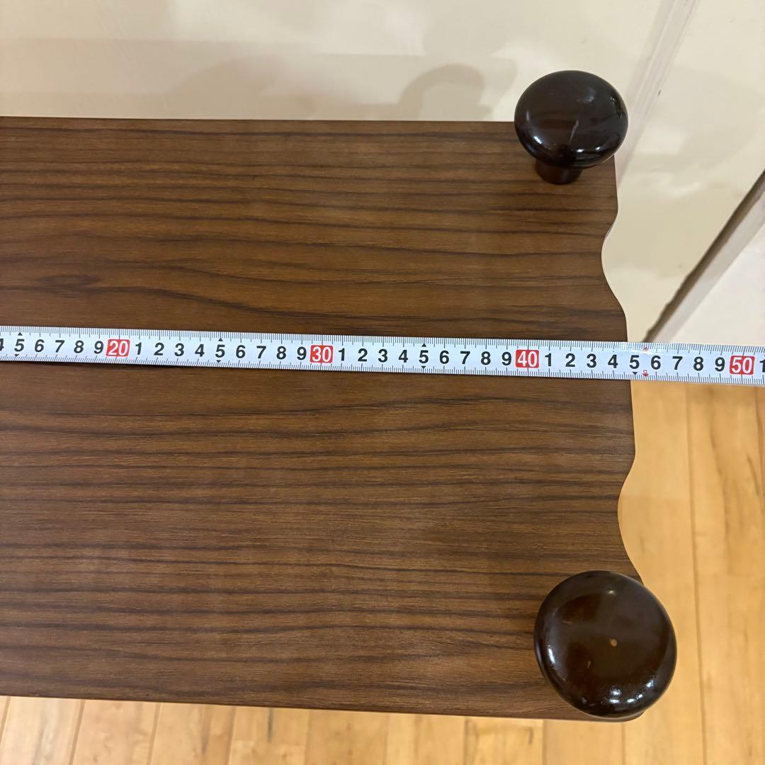 ☆昭和レトロ☆ 飾り棚　キャスター付き　アンティーク　ナジコ　ヤナカ