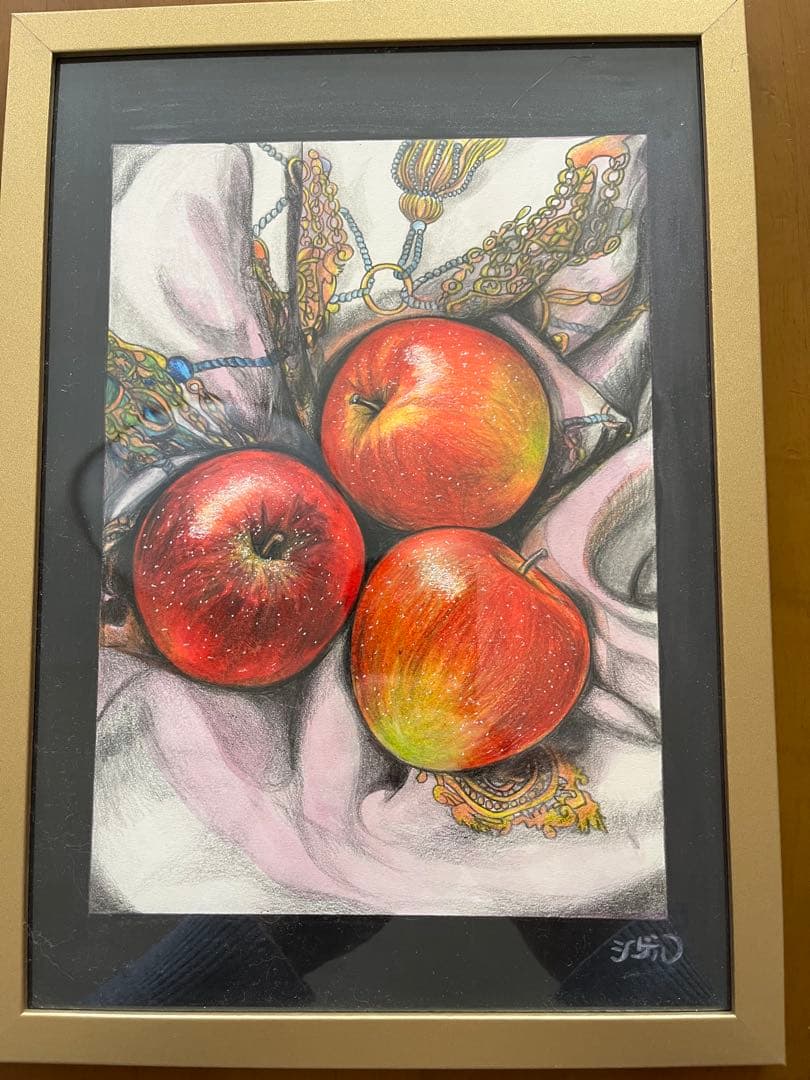 値下げ❗️リンゴの静物画