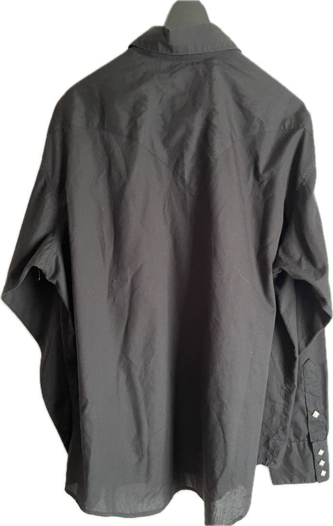 80s Rockmount ブラックウエスタンシャツUSA製ヴィンテージ