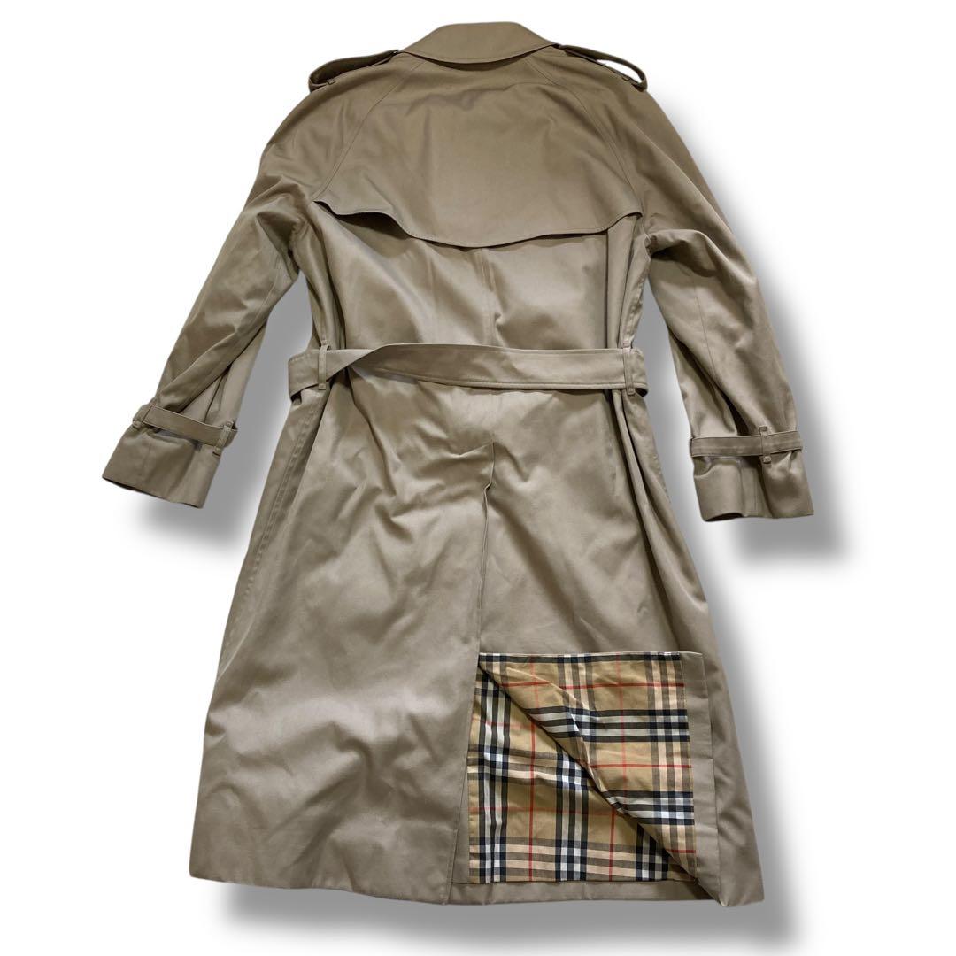 バーバリーズロンドン トレンチコート ノバチェック マキシ丈 ベルト