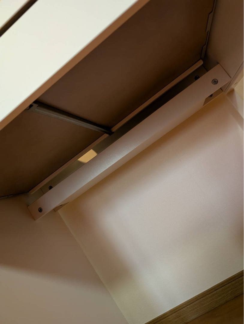 【送料込】IKEA ミッケ ホワイト パソコンデスク 収納棚シェルフ 学習机