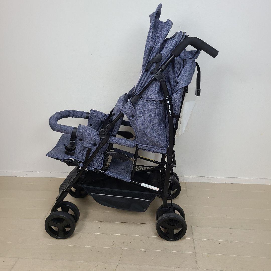 は*ち様 日本育児　キンダーワゴン　DUOシティHOP2 二人乗りベビーカー