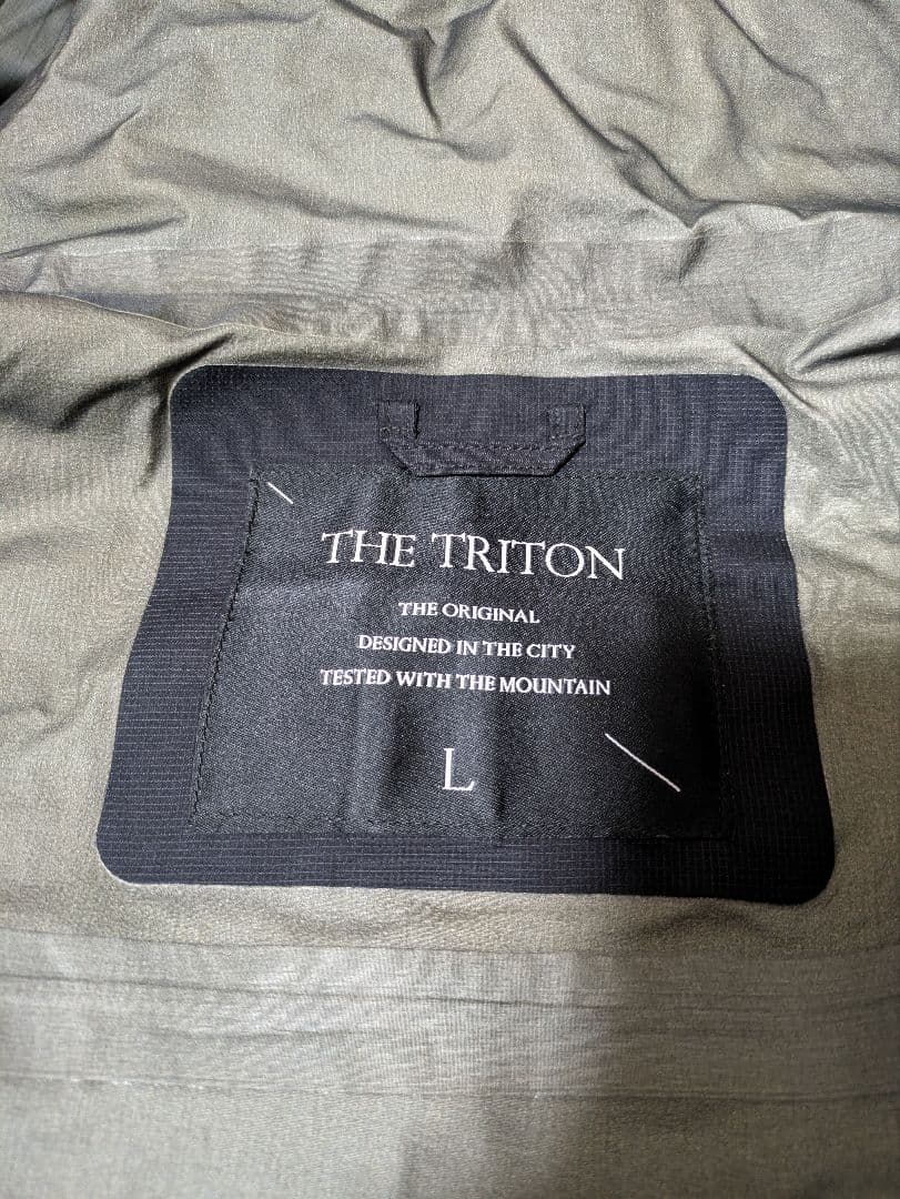 未使用に近い！TRITON GORE-TEXジャケット L ブラック