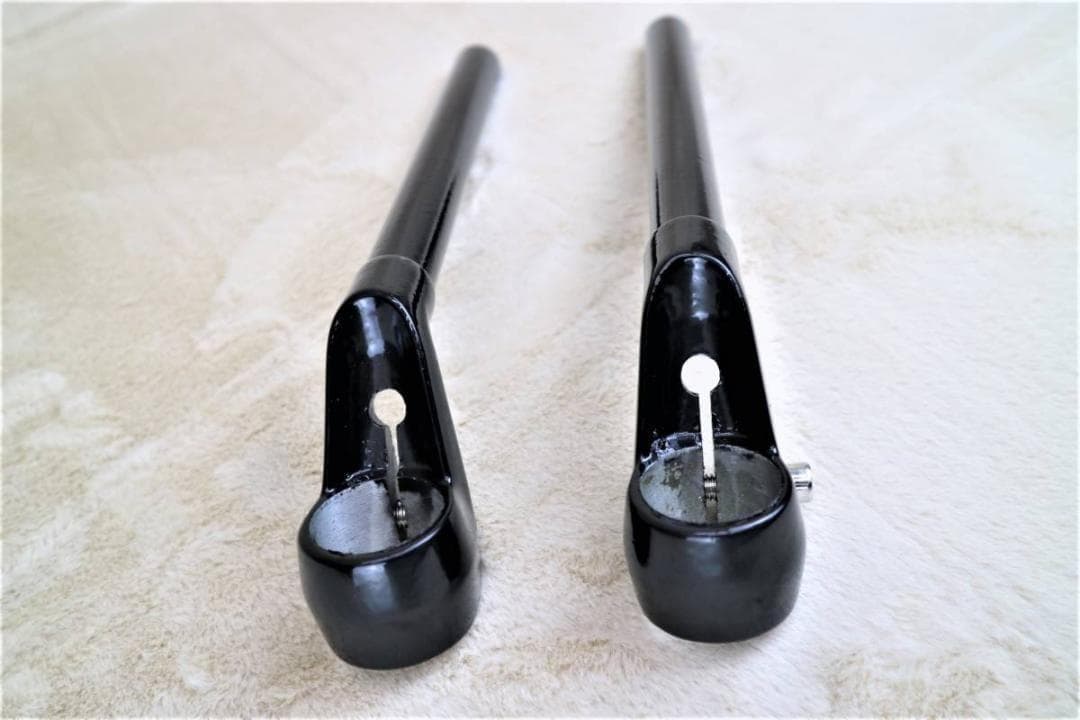 新品 CBX　純正 タイプ ハンドル 黒 高さ 8cm