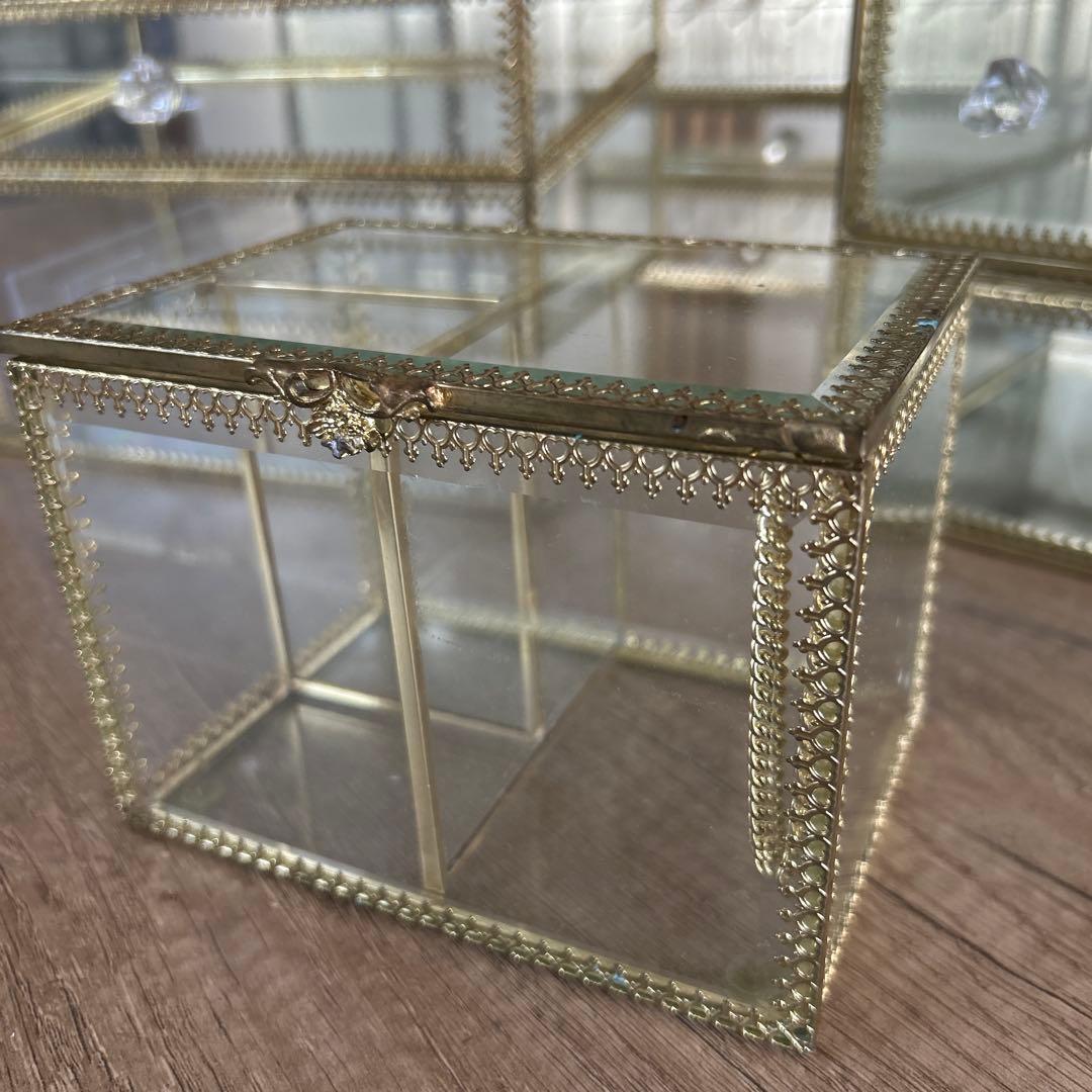 ガラス製コレクションボックスセット