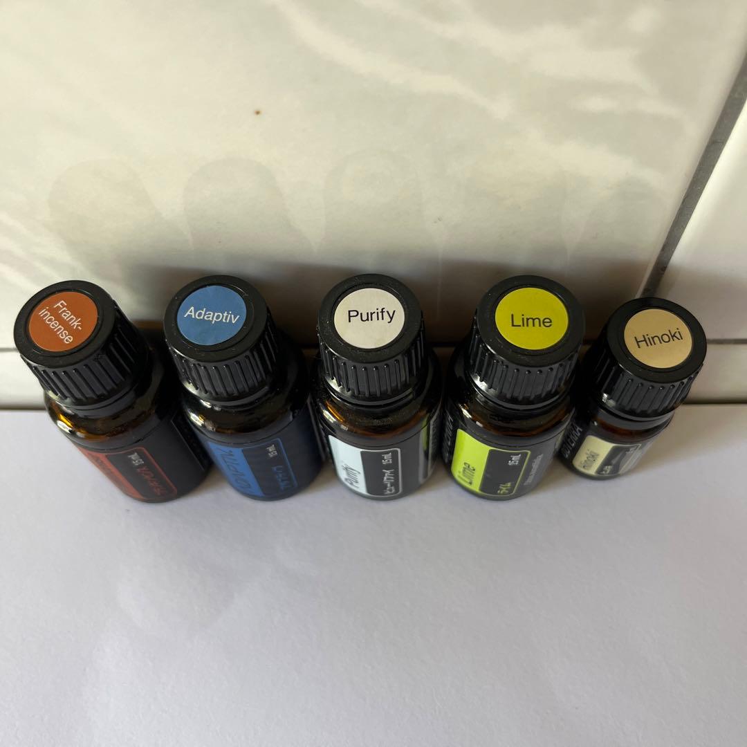 未使用！フランキンセンスなどエッセンシャルoil5本set15ml(7月末まで)