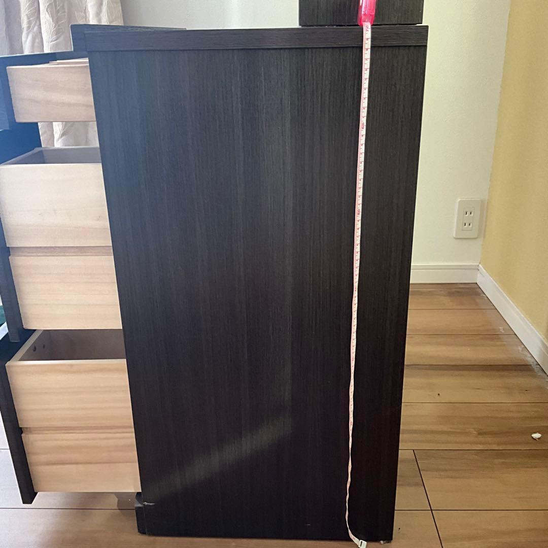 ダークグレー 折りたたみ式ミラー付きドレッサー