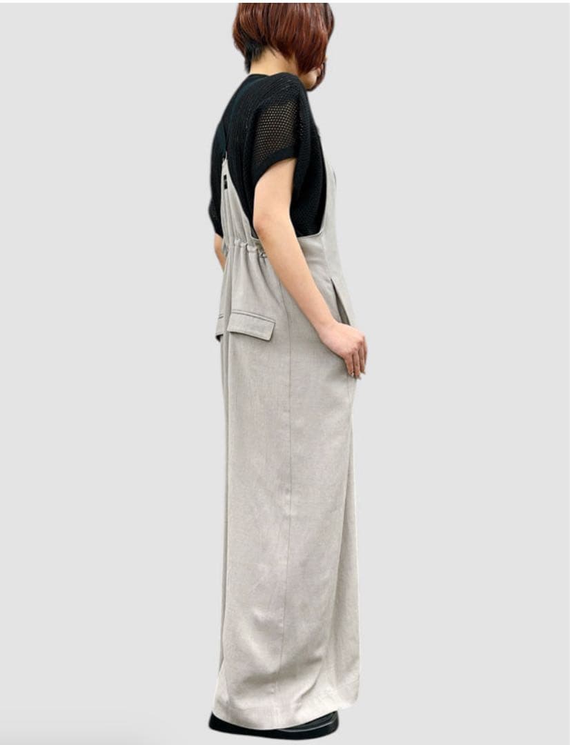新品★ayane 麻混サロペット