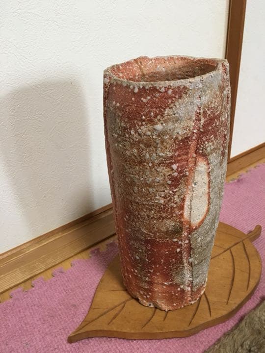 信楽焼 巨匠 澤清嗣作 花瓶 再お値下げ