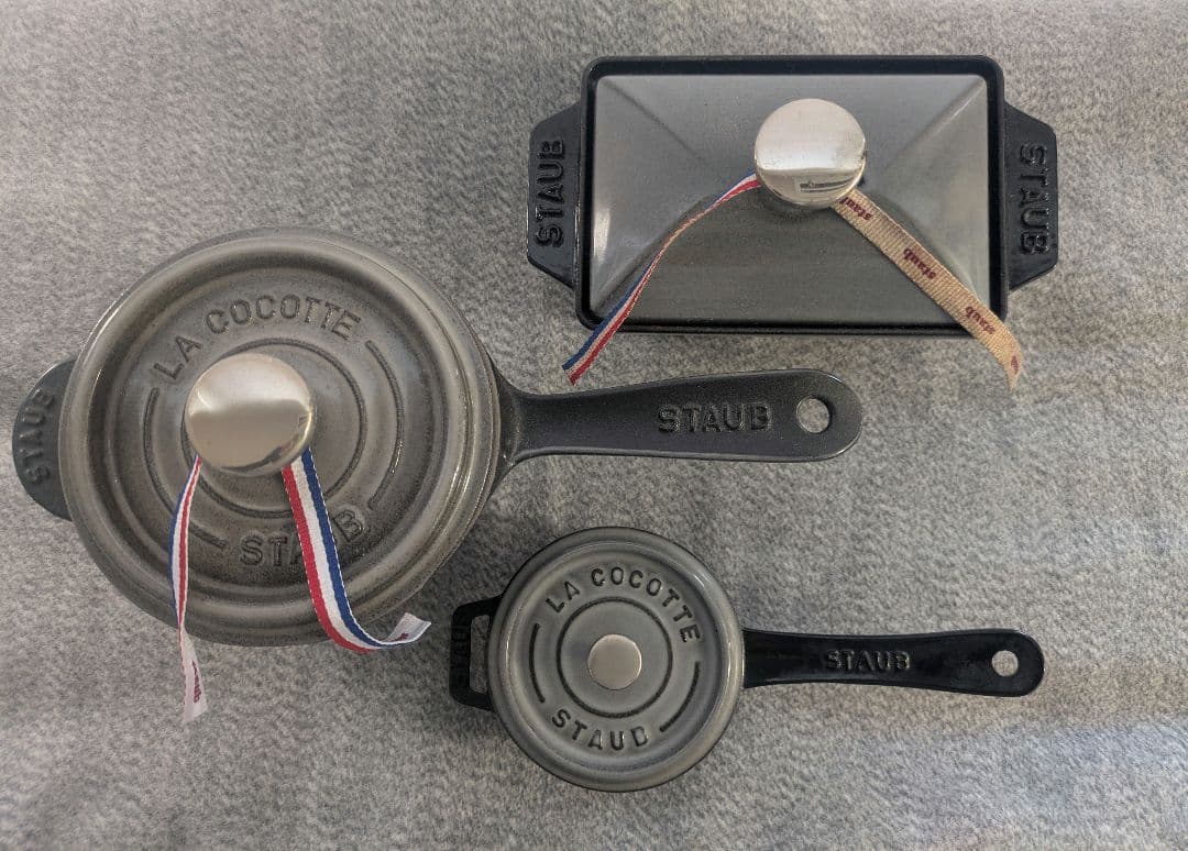 staub 3点 黒耳セット