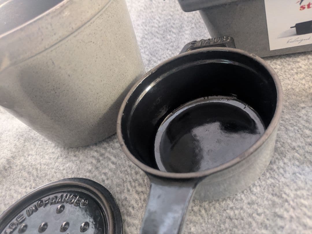 staub 3点 黒耳セット