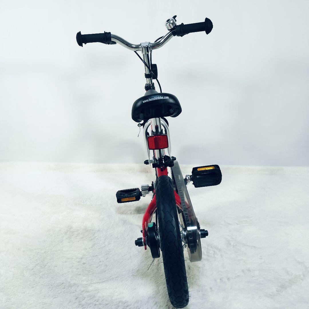 【良品】HenshinBike へんしんバイク2　12インチ　赤　スタンド付