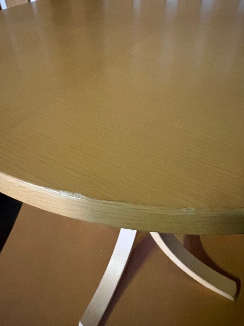 天童木工　テーブル 曲げ木　TENDOラウンドテーブル