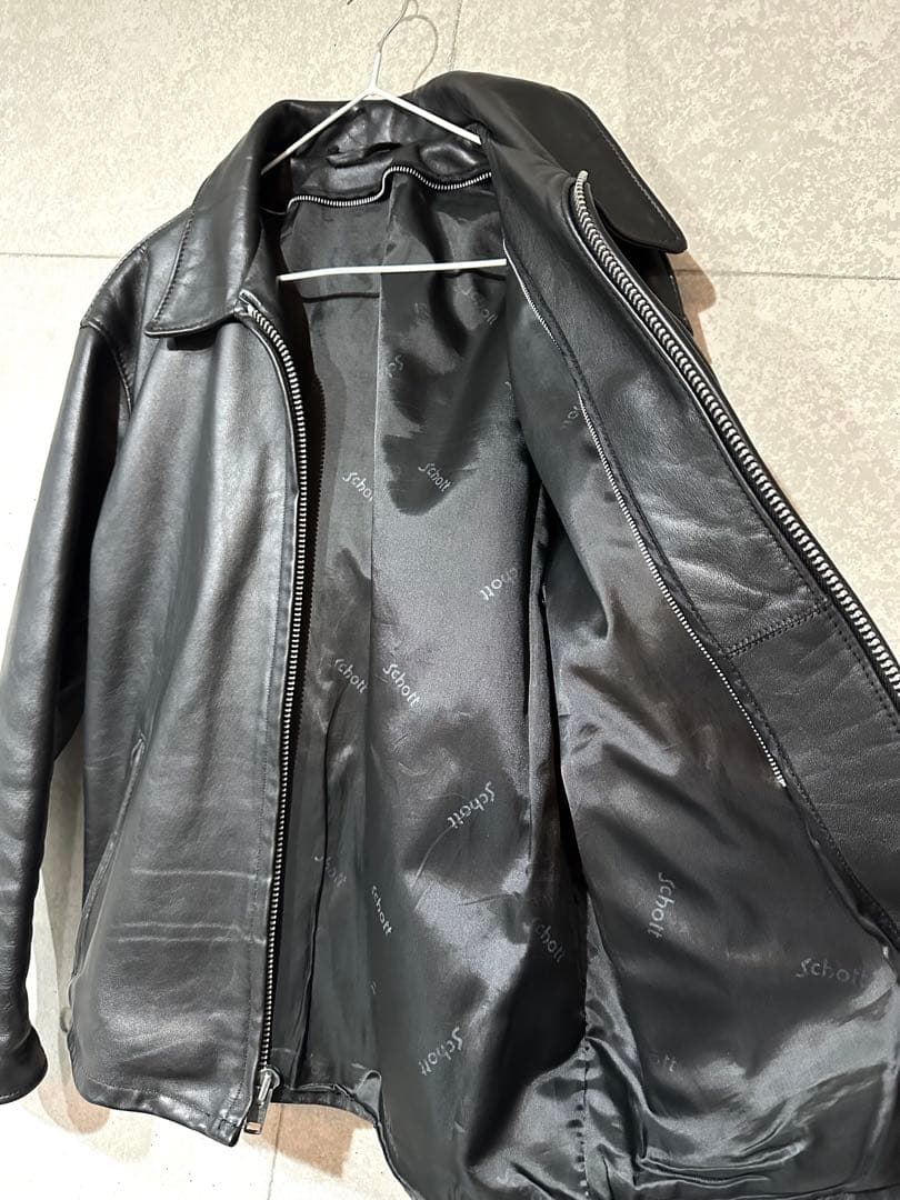 schott ショット　レザー シングル　ライダース　ジャケット
