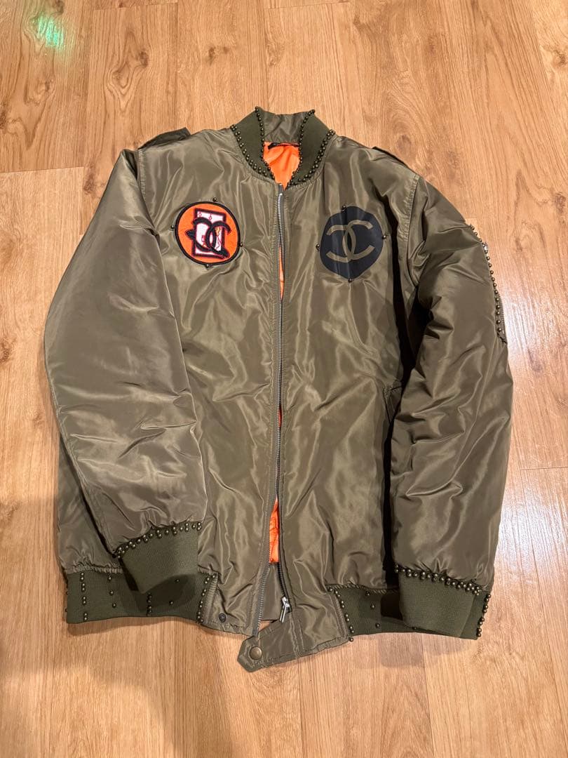 登坂広臣　G-DRAGON着用 オリーブグリーン MA-1 フライトジャケット