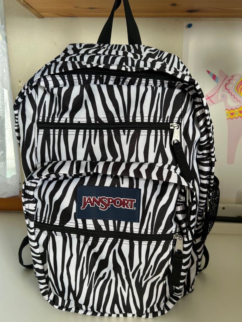 JANSPORT リュック★ゼブラ柄★BIG STUDENT ★ジャンスポ