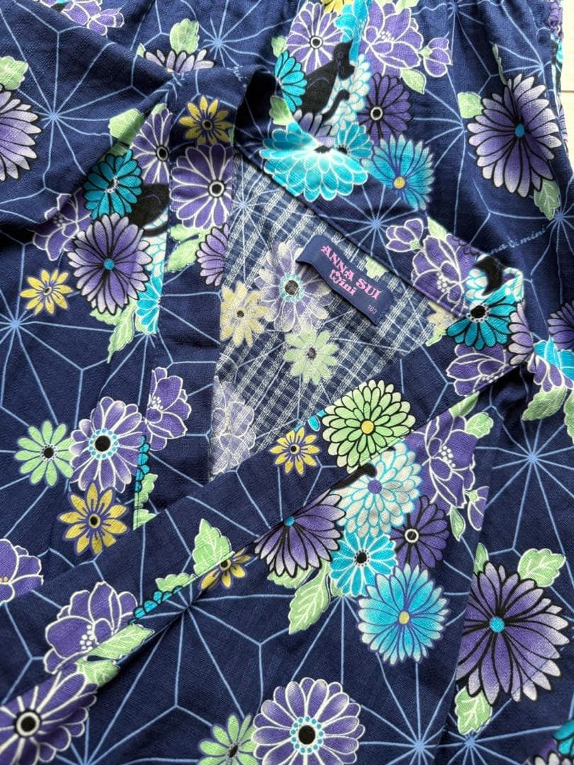 ジュニアサイズANNA SUI mini アナスイミニ　サンドレス風浴衣　160