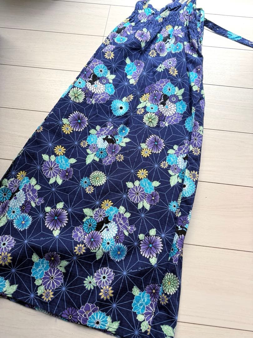 ジュニアサイズANNA SUI mini アナスイミニ　サンドレス風浴衣　160