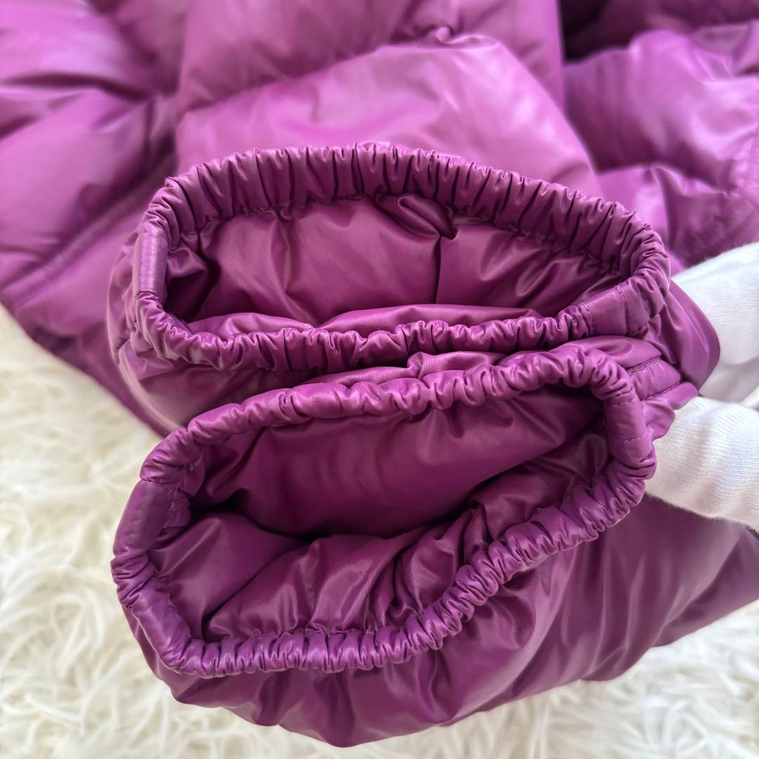 バーバリーロンドン ノバチェック ダウンジャケット レディース40 L パープル