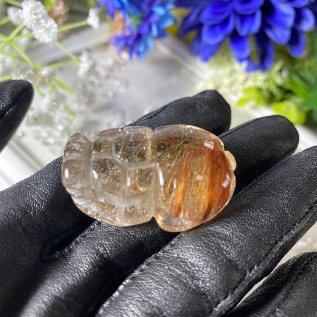 レッドルチルクォーツ 貔貅