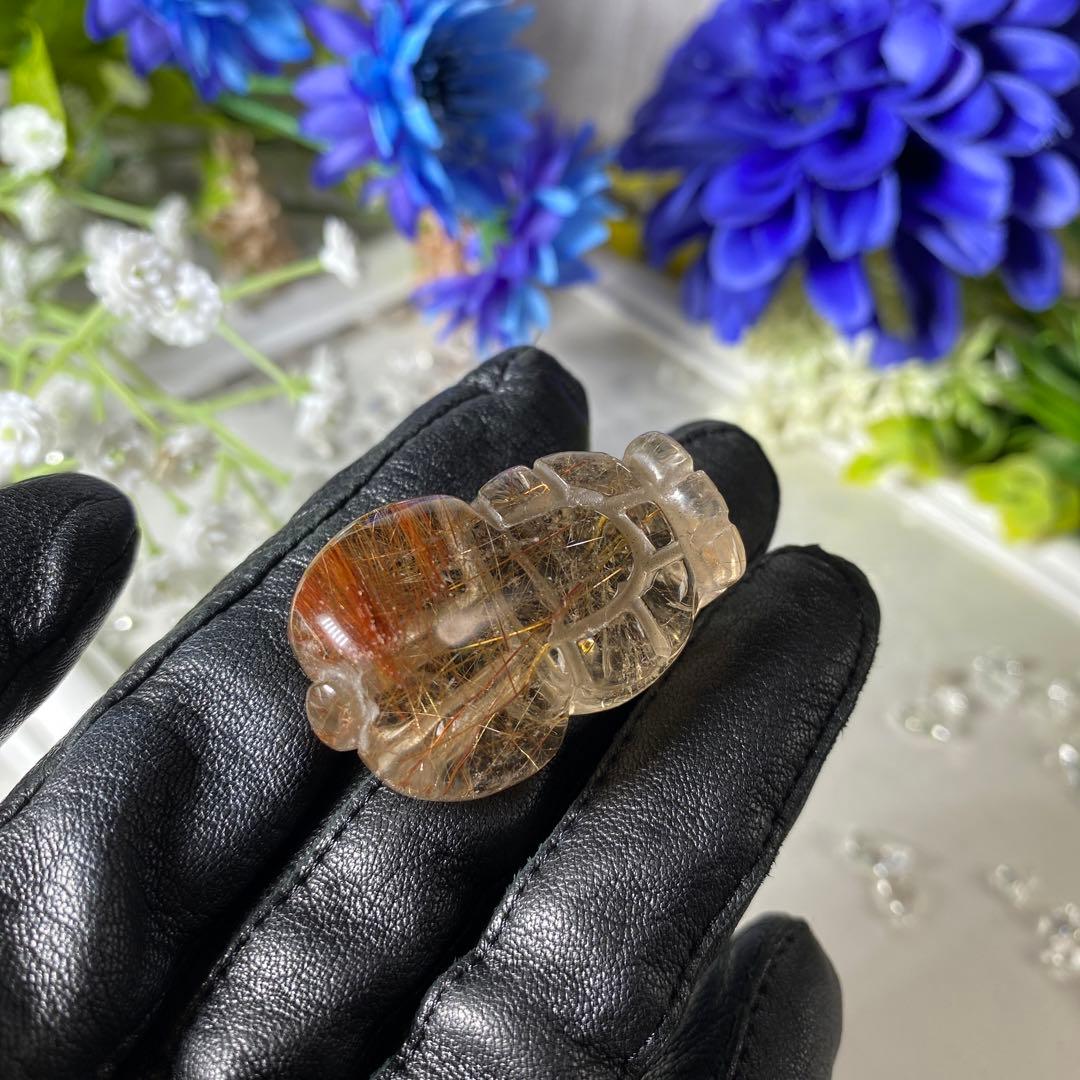 レッドルチルクォーツ 貔貅