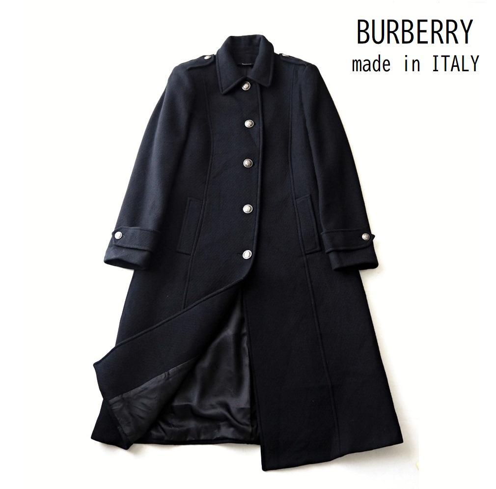 ケイティ様BURBERRY バーバリーロンドン イタリア製 ウール ロングコート