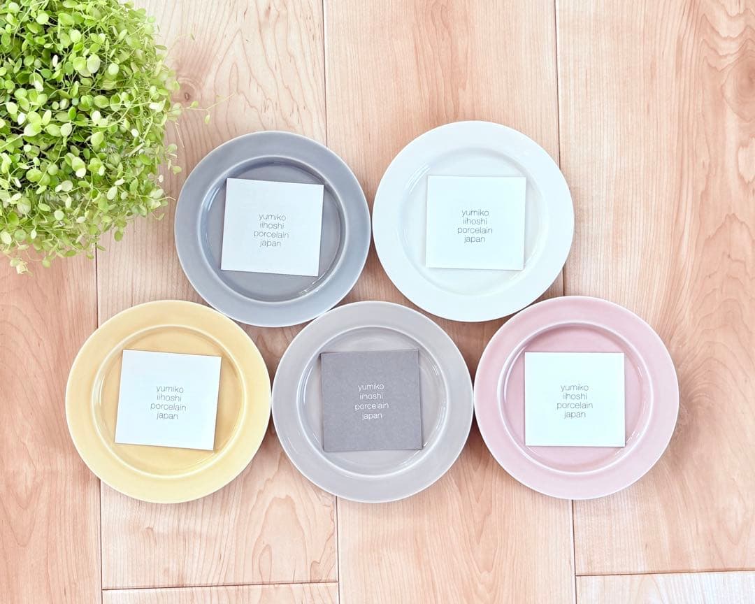 イイホシユミコ×チェック＆ストライプ　アンジュール　プレートS　冬の贈り物