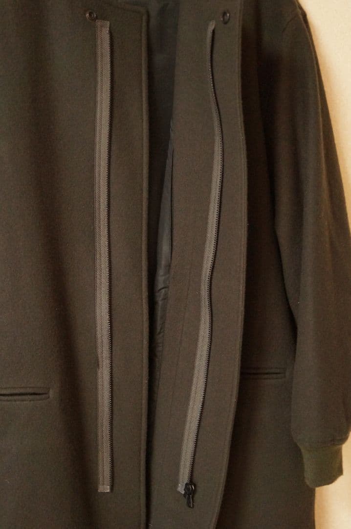 N.hollywood ノーカラー　メルトンコート