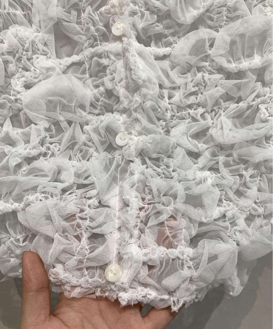 【SALE❣️】TULLE VEST LAYERED TOPS CLANE