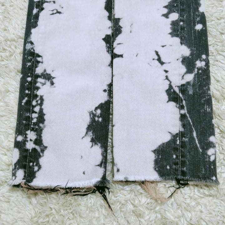 2072 美品 GUCCI ブリーチデニムパンツ ミケーレ期 タイガー 刺繍