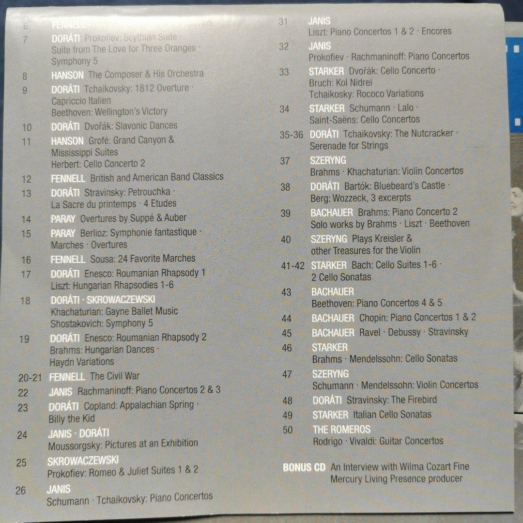 マーキュリー・リヴィング・プレゼンス～コレクターズ・エディション（５０ＣＤ）