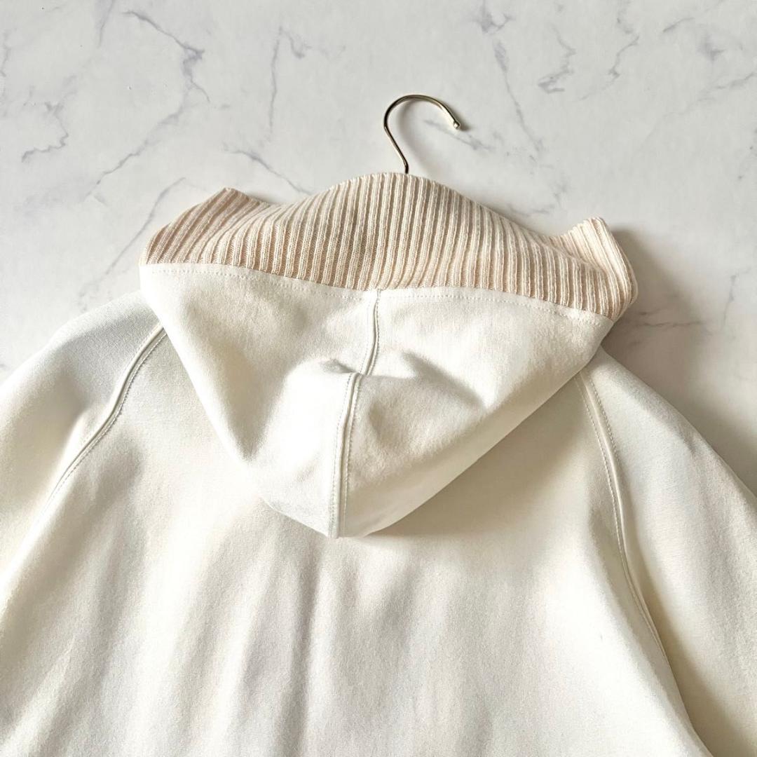 マックスマーラ フード付 コート ニット カーディガン ダッフル ベージュ 3L