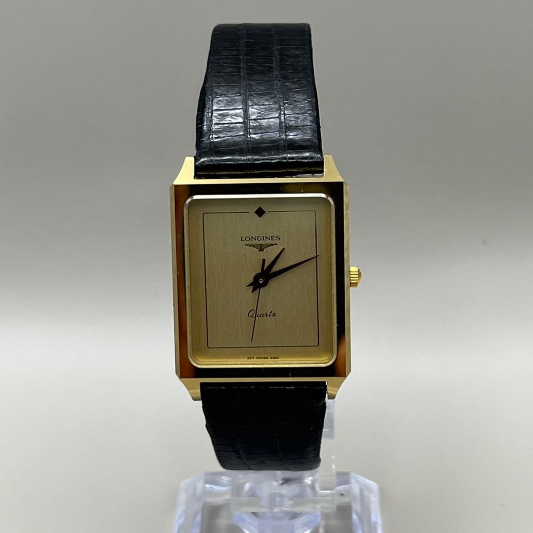 美品 希少 LONGINES ロンジン XL24 クォーツ メンズ ゴールド