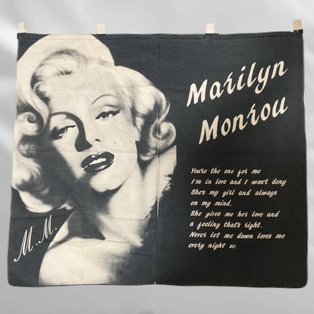 マリリン・モンロー プリント暖簾 50年代 フィフティーズ ハリウッドスター