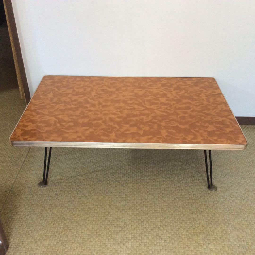 ちゃぶ台　ローテーブル　折りたたみ式　昭和レトロ