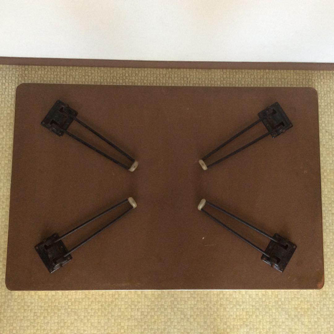 ちゃぶ台　ローテーブル　折りたたみ式　昭和レトロ