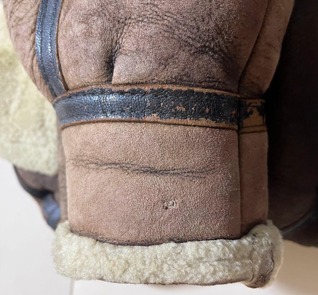 insignia leather ミリタリー B-3 フライトジャケット　70s