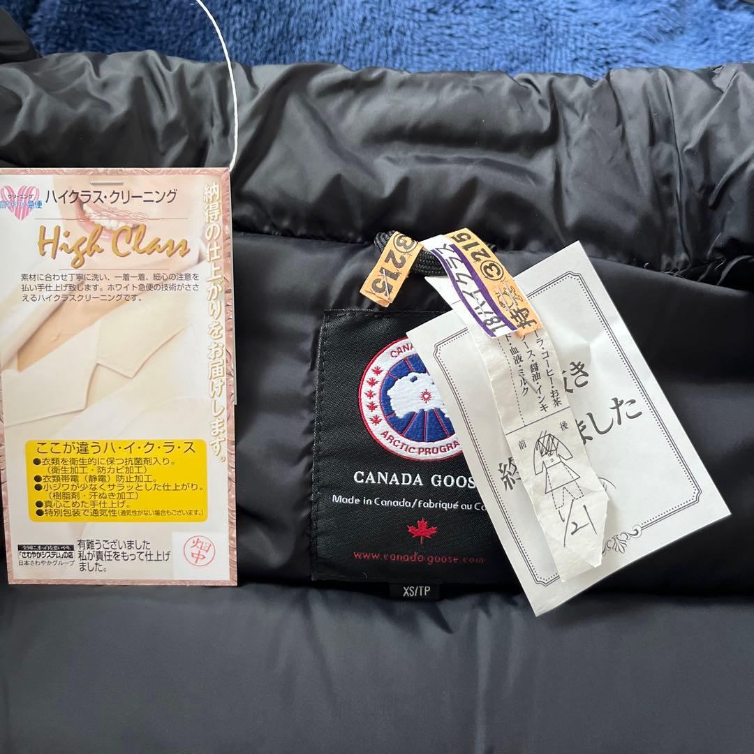   ブラック ダウンベスト XSサイズ