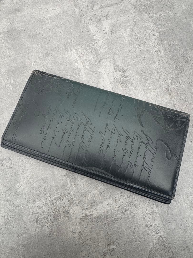 ベルルッティ　グリーン　長財布