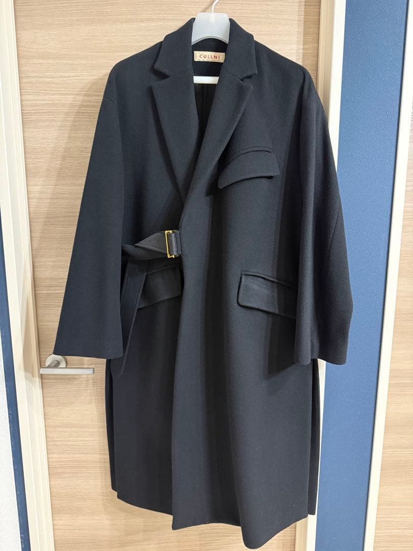 CULLNI タイロッケンコート/ブラック サイズ2