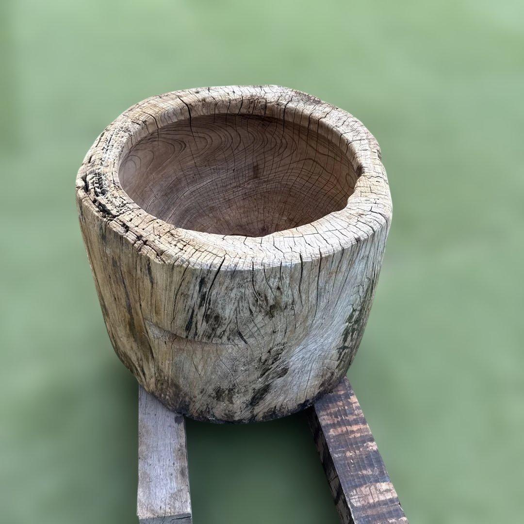 特大！臼　餅つき