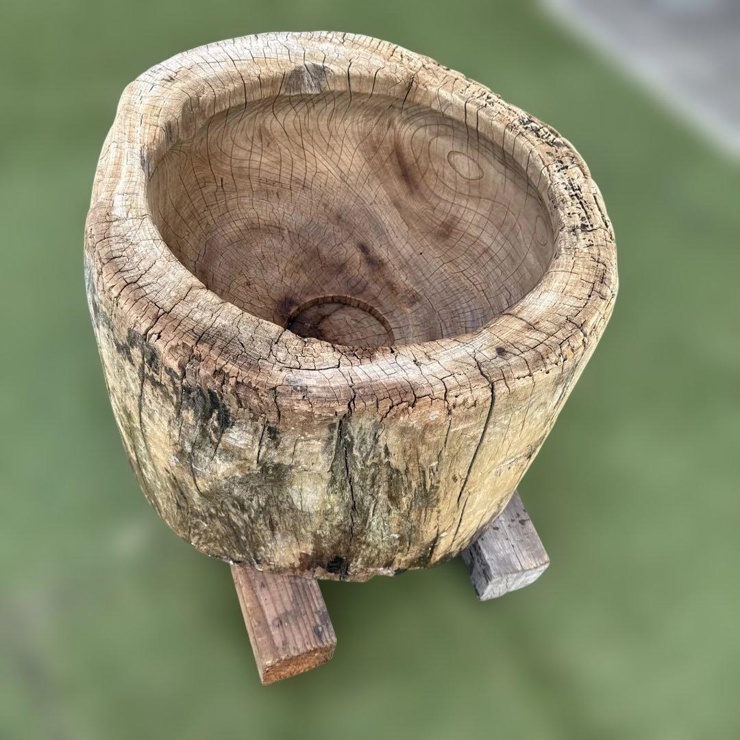 特大！臼　餅つき