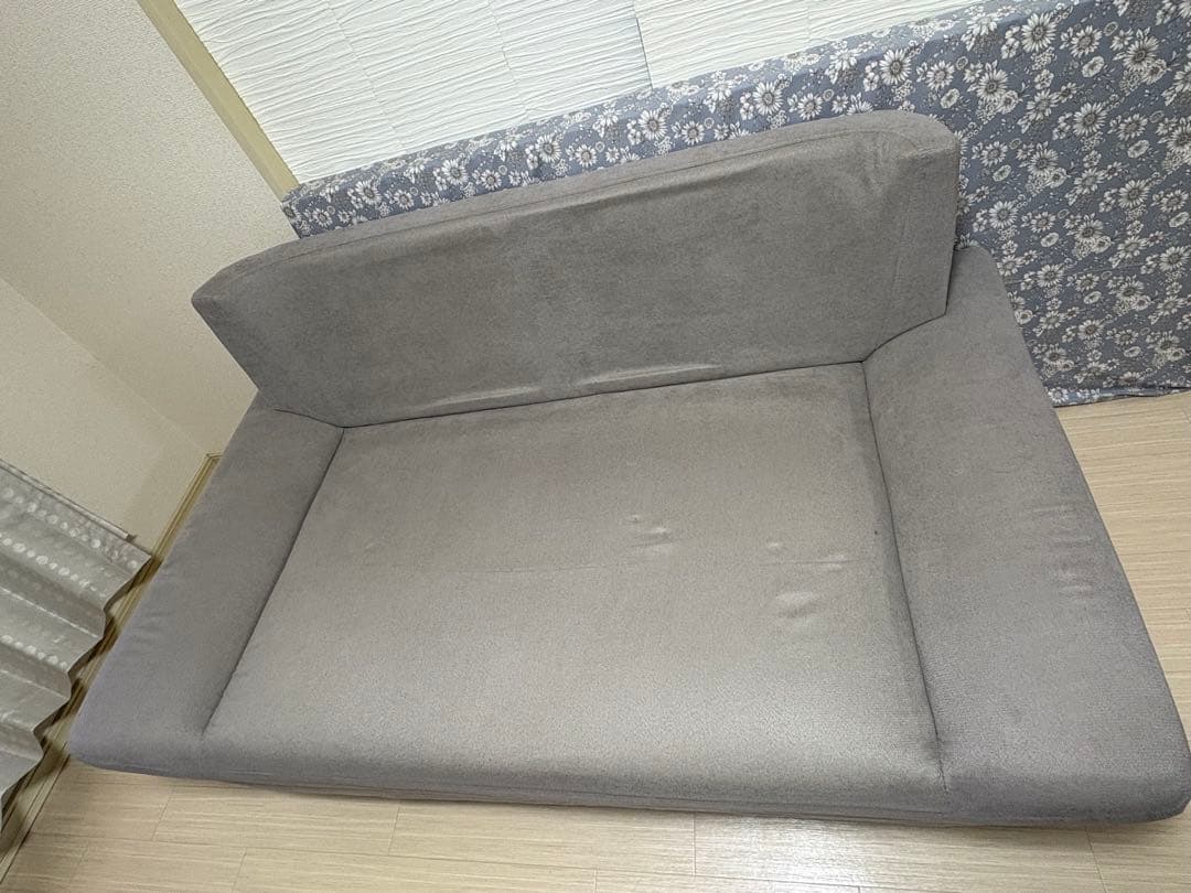 ごろ寝ソファー　ライトグレー