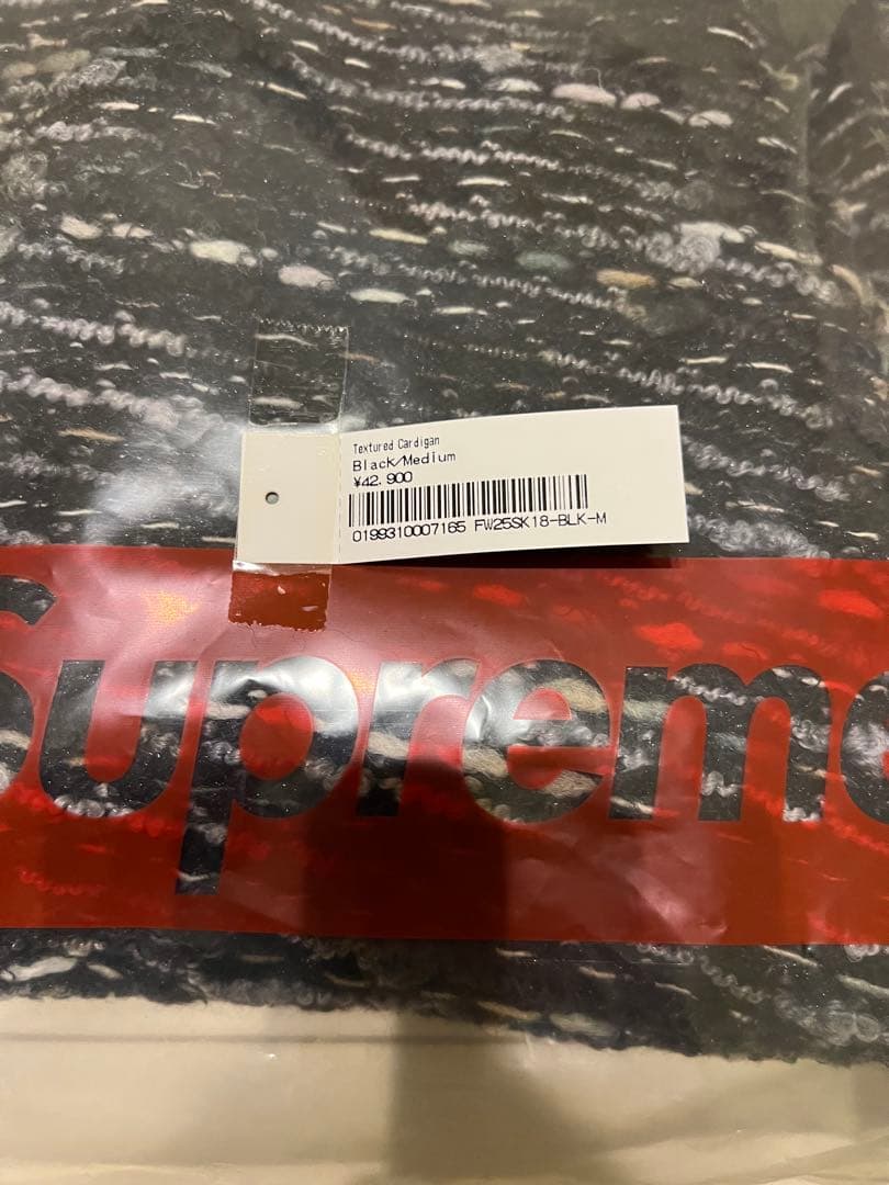 トップス Supreme textured cardigan M 25aw