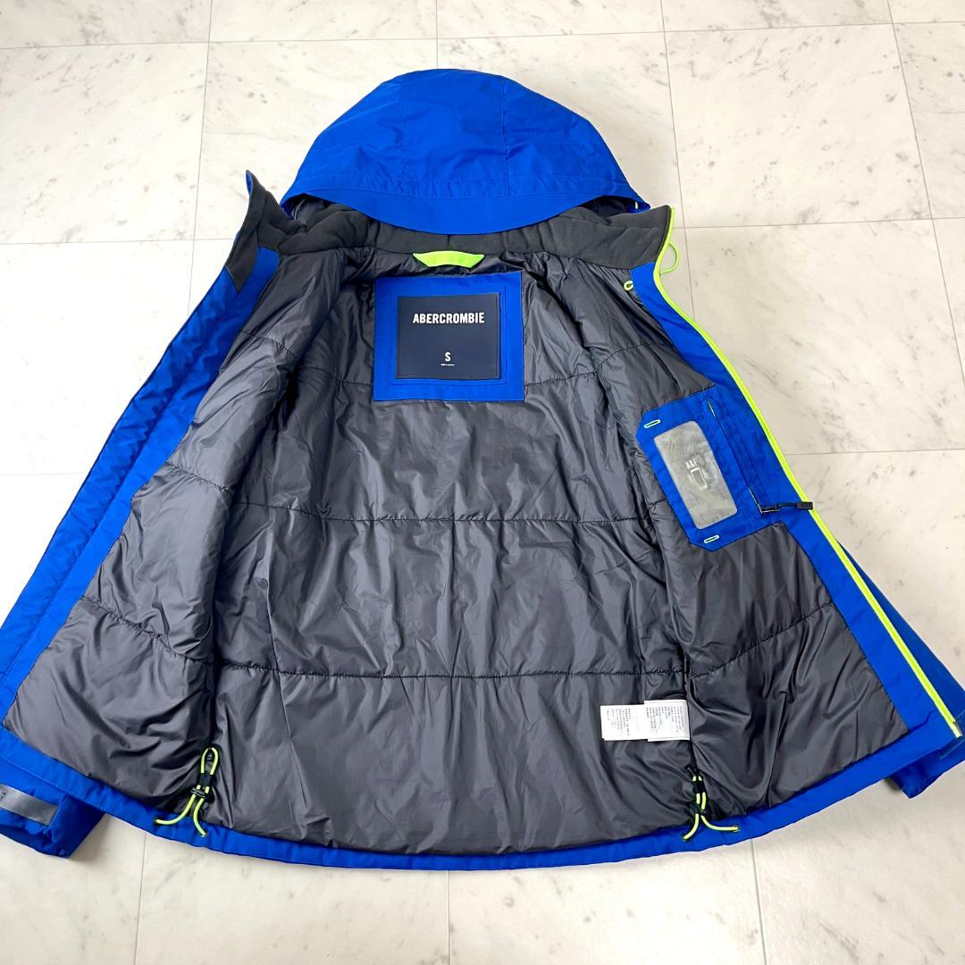 アバクロ S スノーボードウェア スノボ スキーウェア ジャケット ブルー