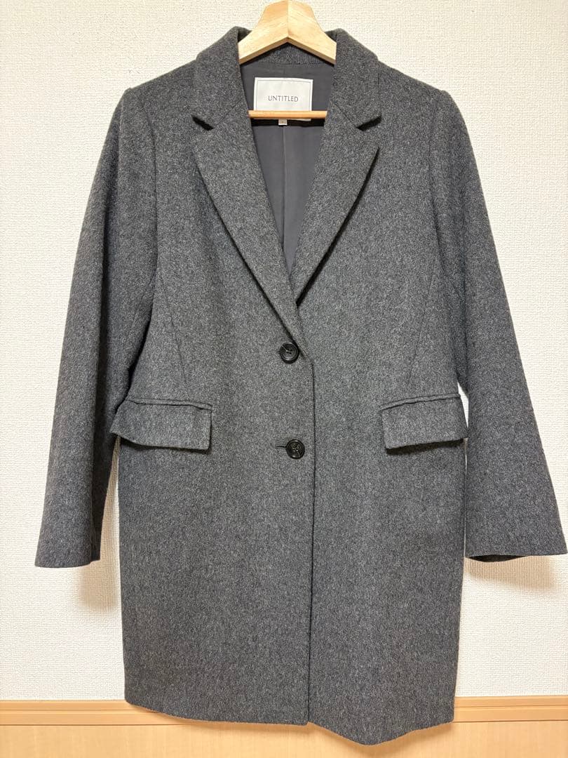美品【UNTITLED】チェスターコート