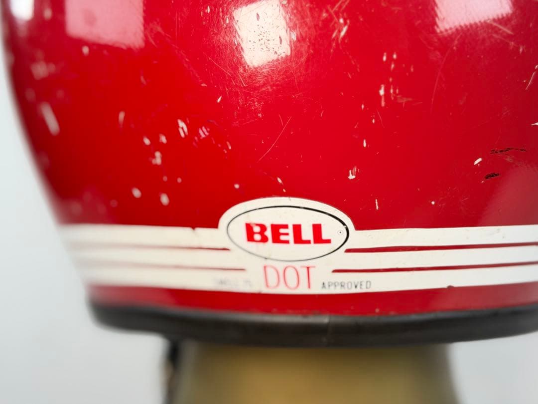 Sシェル！初期　Bell Moto3 赤　レッド　ビンテージヘルメット