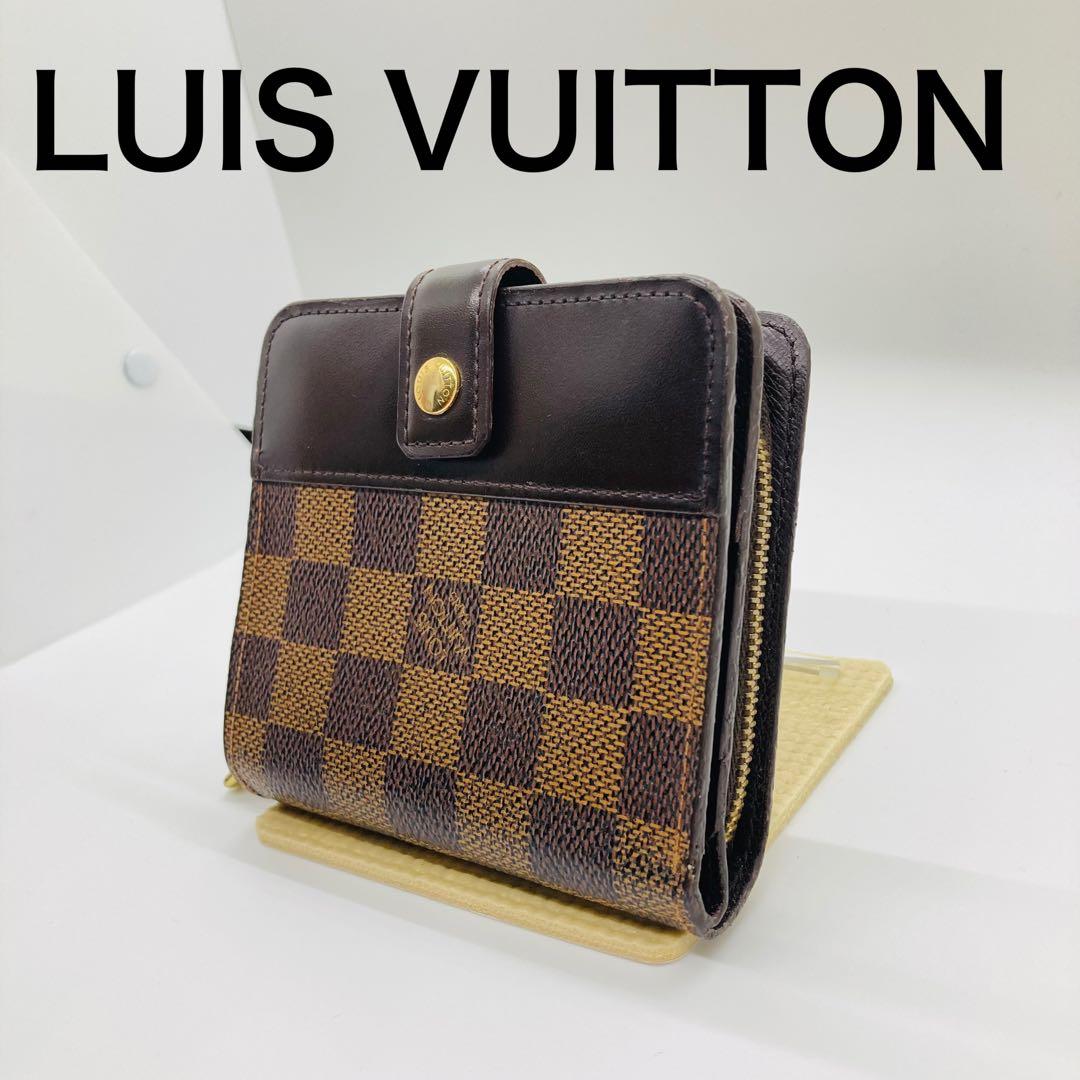 LOUIS VUITTON ルイヴィトン ダミエ 二つ折り財布 A702