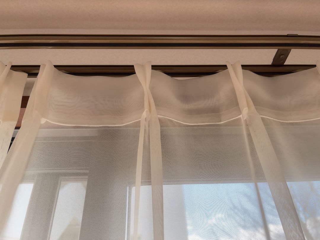 【美品】オーダーカーテン、レースカーテン