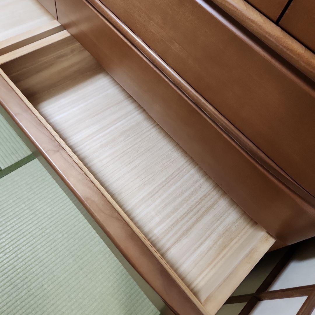 府中家具　桐材 箪笥　ワイドチェスト